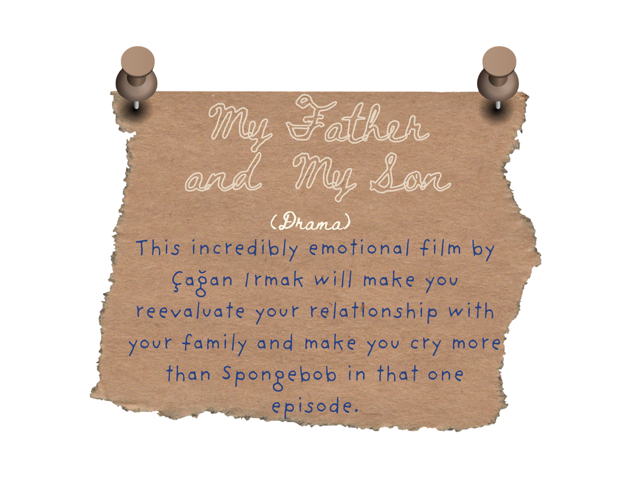 My Father and My Son Description